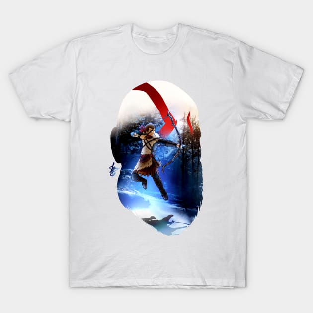 Atreus - God of War T-Shirt by LucasBrenner